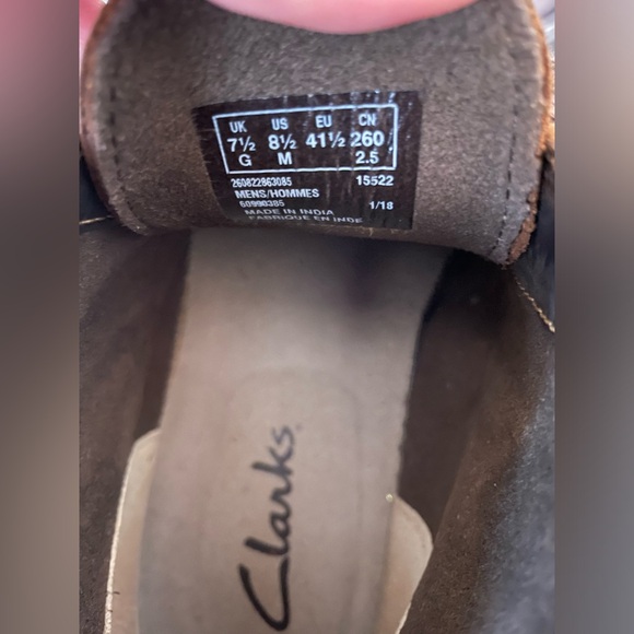 Clarks Desert Chukka Boots Men’s 8.5 - Picture 3 of 7